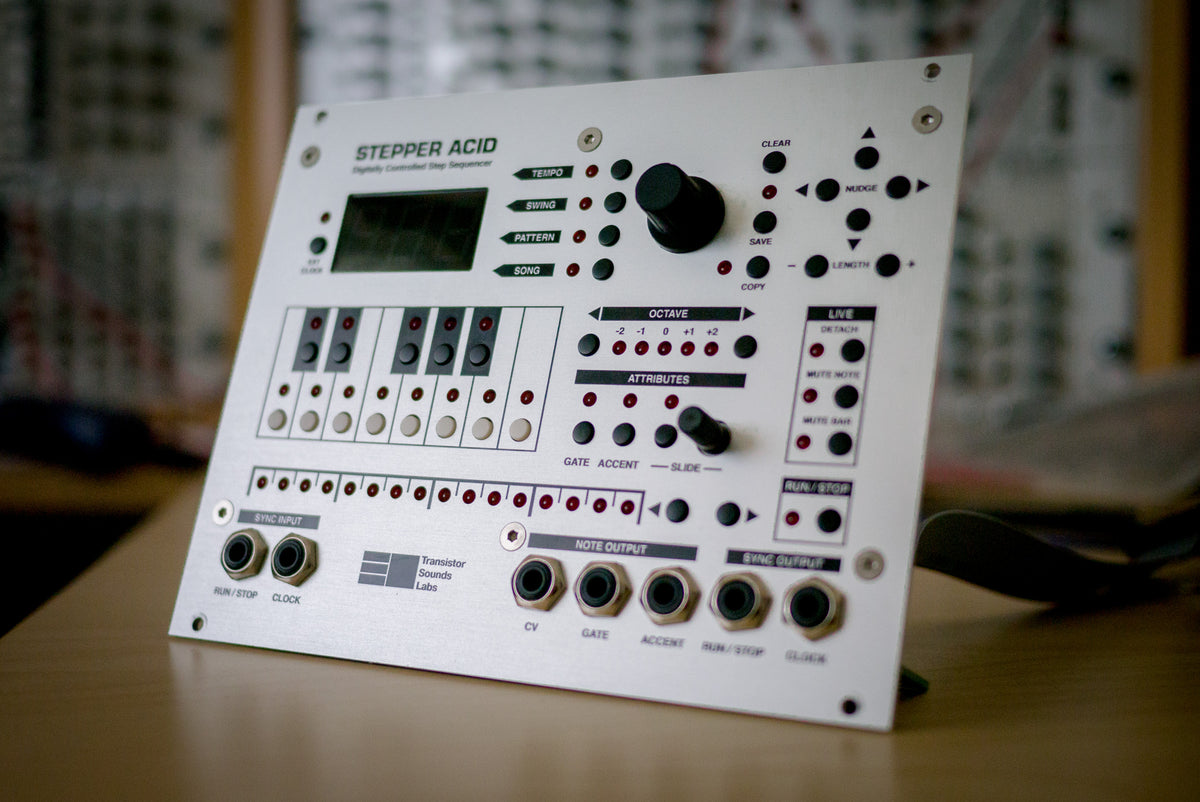 Step Sequencer Module Stepper Acid - Eurorack Sequencer Module – Transistor Sounds Labs Web Shop